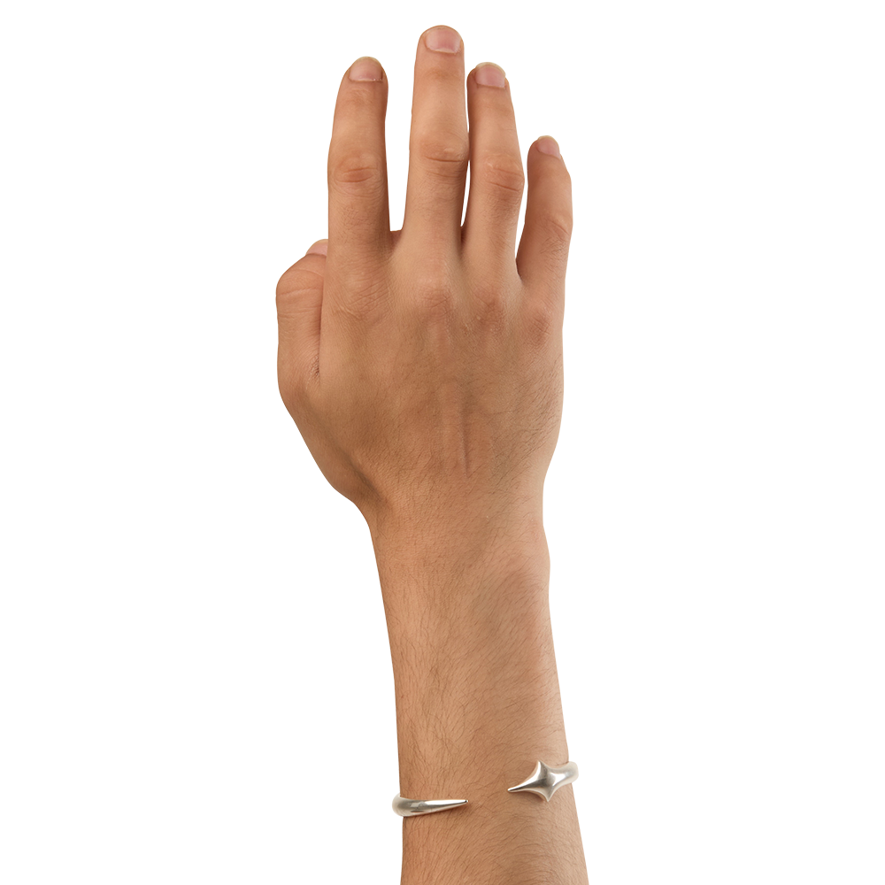 ShootingStar925SterlingSilverCuffWristBOBBY