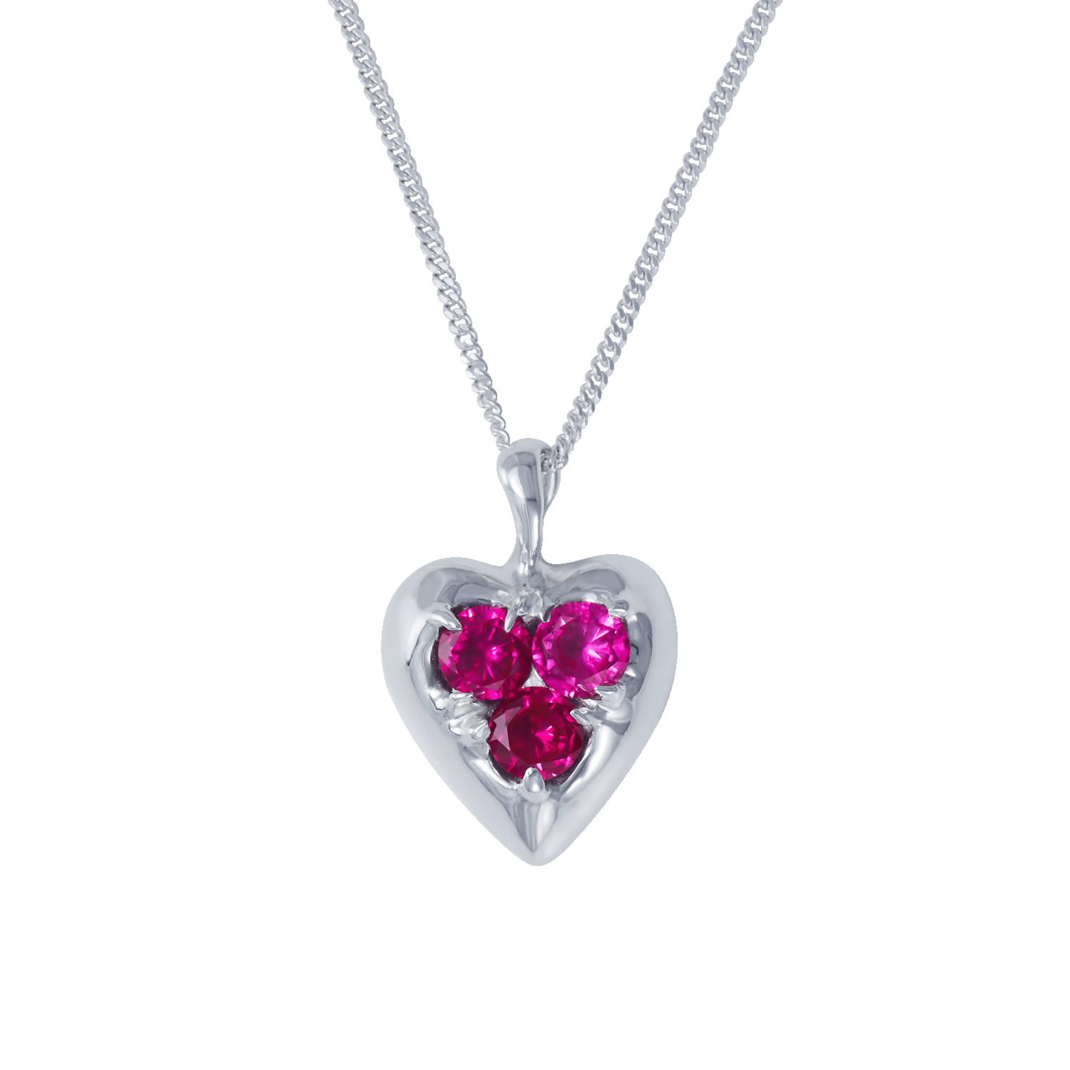 SyntheticLove925SterlingSilverNecklaceBOBBY